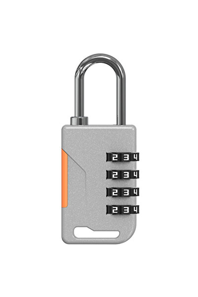 Choice قفل أمان رمادي اللون من إدارة أمن النقل الأمريكية (TSA) مكون من 4 أرقا...