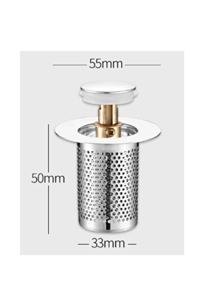 Choice سلة فلتر B-Silver 2025 من الفولاذ المقاوم للصدأ، سدادة حوض الحمام، مصف...