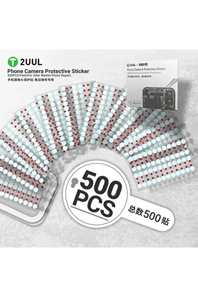 Choice 2UUL DA31 Front Phone Camera Protective Sticker 500PCS/Pack High Quali...