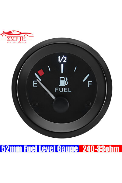 Choice 12V 52mm Universal Car Fuel Gauge Fuel Level Gauge Meter High Sensitiv...