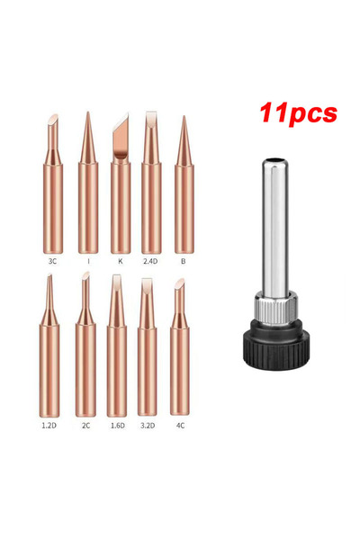 Choice1 11 قطعة - مجموعة 04، 6/11 قطعة، رأس مكواة لحام مع غلاف لحام، 900 متر،...