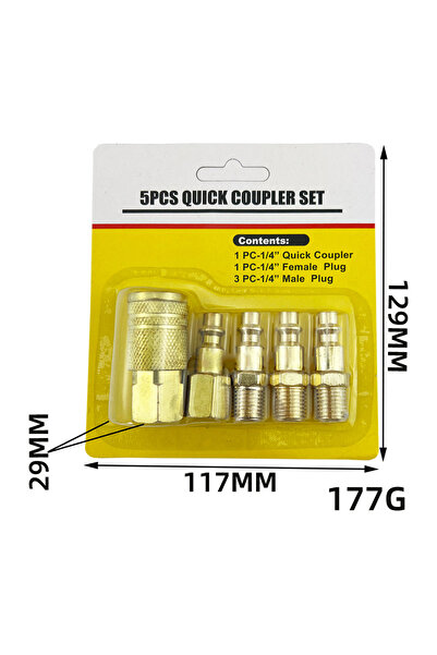 Choice onesize New NPT Thread Pneumatic Quick Connector Rapiditie For Air Hos...