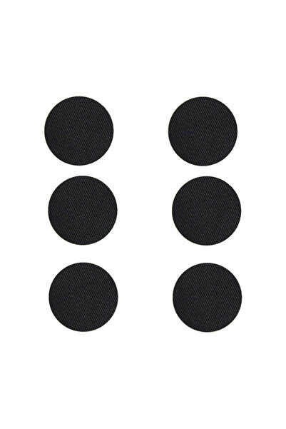 Choice ملصقات إصلاح سقف السيارة الداخلية، 6 قطع، سوداء اللون، ذاتية اللصق، مص...