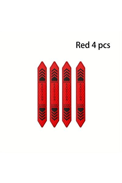 Choice GRAY 4pcs Reflective Car Door Stickers - Night Safety Warning Decals, ...