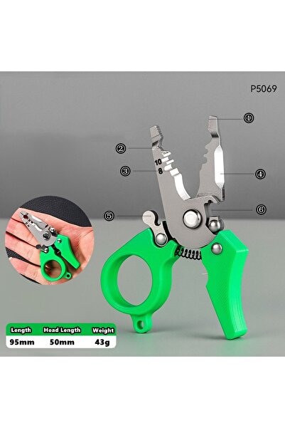 Choice 1pc Mini Wire Strippers Pliers Multi-Function Pocket-Sized Splitting W...