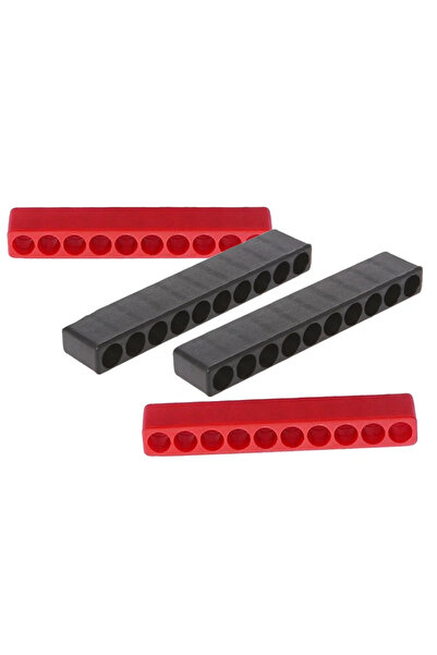 Choice 4 قطع من حامل رؤوس مفكات البراغي، 10 فتحات، منظم ناعم، رأس مفك براغي س...