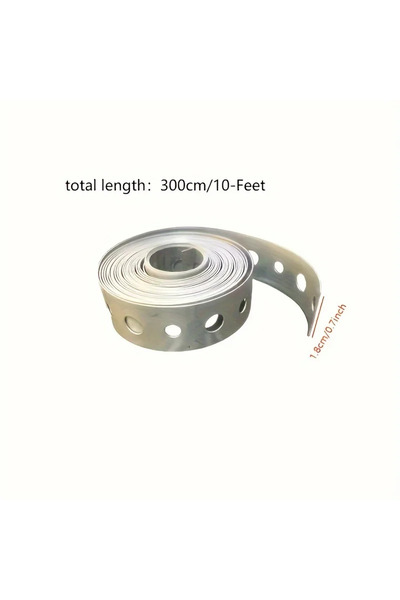Choice 1Roll 1 roll of galvanized iron tape pre-punched multi-slot metal tape...
