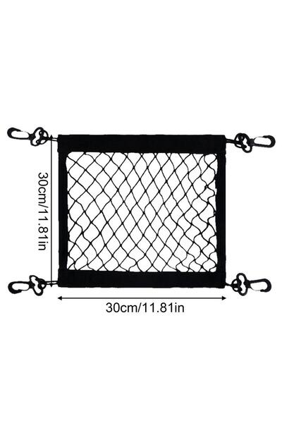 Choice شبكة شحن سوداء للدراجات النارية، مصنوعة من البوليستر عالي المرونة، مزو...