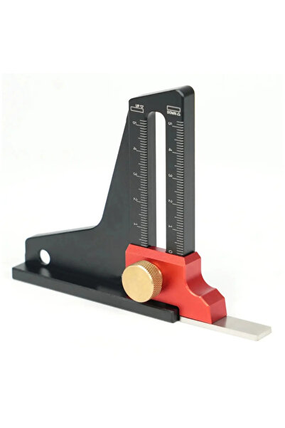 Choice مقياس ارتفاع لأعمال النجارة - مقياس عمق من سبائك الألومنيوم - أداة قيا...