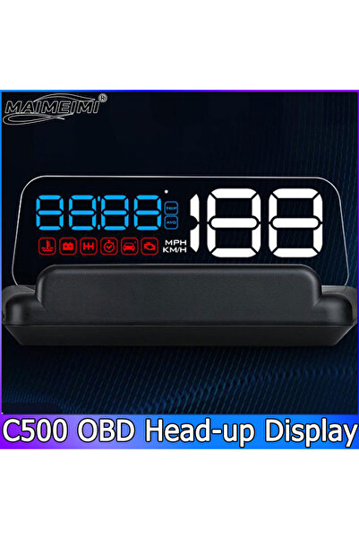 Choice OBD HUD-C500 C500 OBD2 Head Up Display Windshield Car Speedometer Proj...