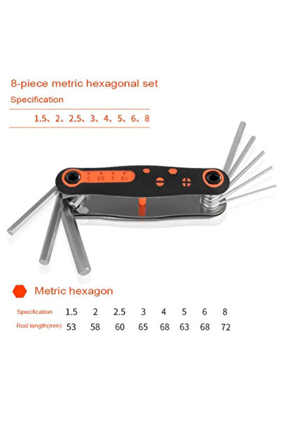 Choice3 8PCS Metric Allen Keys Wrench Folding Torx Screwdriver, Special Work ...
