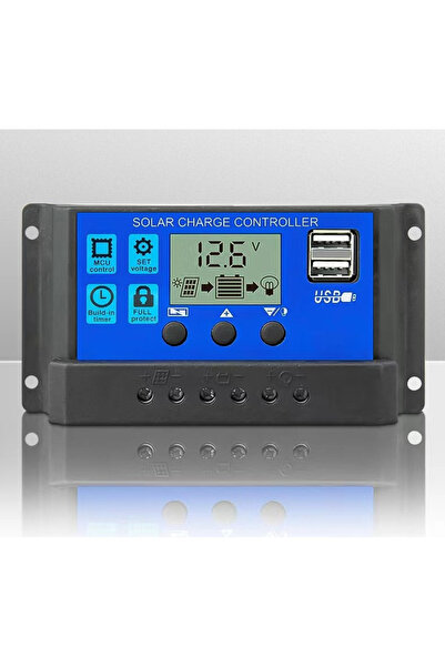 Choice وحدة تحكم شحن الطاقة الشمسية 100 أمبير، قطعة واحدة، 12 فولت/24 فولت، P...