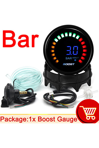 Choice9 مقياس ضغط التوربو بار AD 52 مم، مقياس درجة حرارة الماء، شاشة عرض رقمي...