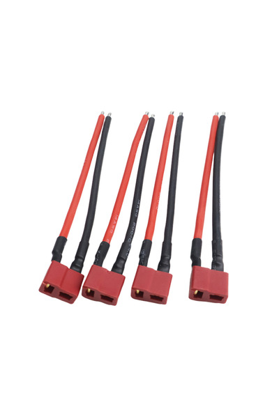Choice1 4Pcs - T Female 4Pcs Deans Ultra Pigtail Cable T Plug Connector Male/...