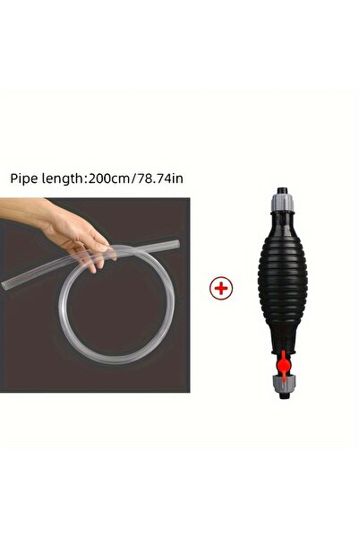 Choice مضخة نقل وقود يدوية من النوع B لمضخة شفط الديزل مع خرطوم لنقل زيت الوقود