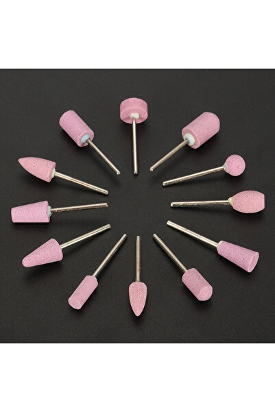 Choice 12 قطعة حجر تلميع كاشط للأدوات الدوارة أدوات طحن الحجر عجلة الرأس 2.35...