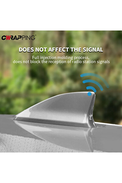 Choice Black Car Shark Fin Antenna Cover Base Replacement Car Radio FM Signal...