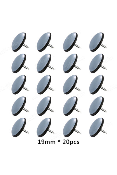 Choice 19 مم، 20 قطعة، 19/22/25/30/38 مم، منزلقات أرجل الطاولات والكراسي، وسا...