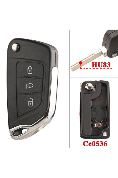 choice2 غطاء مفتاح سيارة معدل عن بعد من جينغيوكين، طراز 3B Light Hu83 Ce0536،...