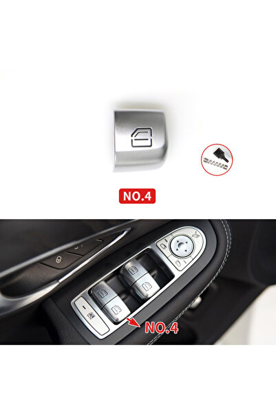 Choice1 رقم 4 W205 W253 W213 W293 W222 غطاء زر مفتاح نافذة باب الراكب الأمامي...