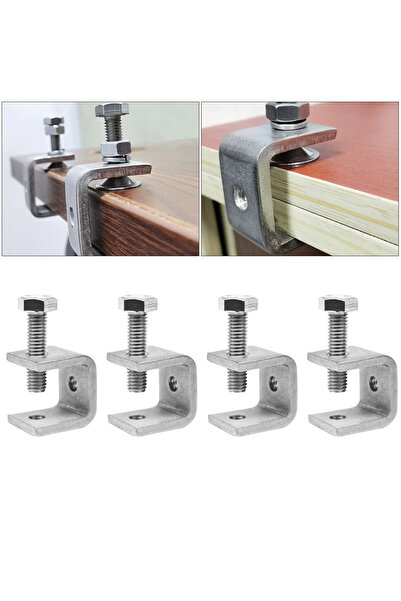 Choice1 2Pcs 1/2/4pcs C Clamps C Shape Table Mount Clamp Clip Table Desk Lamp...