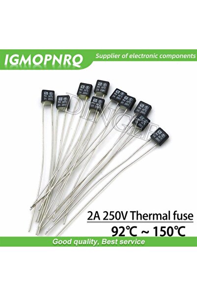 Choice21 130 درجة مئوية، 20 قطعة (مجموعة) محرك مروحة مربع أسود 2 أمبير 250 فو...