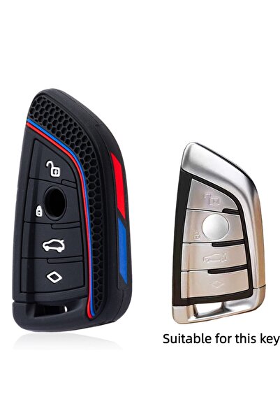 Choice غطاء حماية بأربعة أزرار لسيارات BMW الفئة 1، 3، 4، 5، 7، X3، IX3، I3، ...