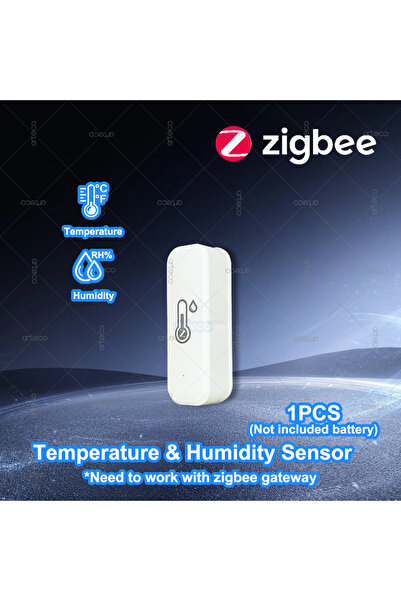 Choice مستشعر ذكي لدرجة الحرارة والرطوبة بتقنية Zigbee، مراقبة عن بُعد عبر تط...