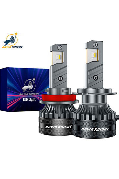 choice2 مصباح أمامي LED صغير الحجم H7 6000K أبيض بارد DAWN KNIGHT D7 H4 H7 H1...