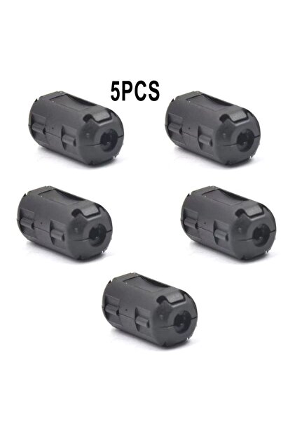 Choice 5 قطع (2/5 قطع) من حلقات فلتر الضوضاء ذات قلب فيريت 5 مم، مناسبة لكتم ...