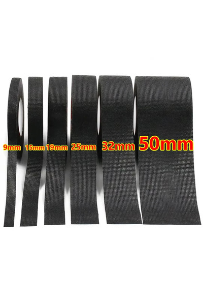 Choice4 15M BK 50MM Heat-Resistant Electrical Tape Waterproof Cable Organizer...