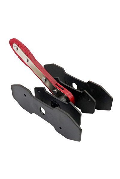 Choice1 Red Car Brake Caliper Press Tool 360 Degree Swing Ratchet Wrench Disc...