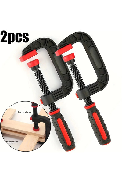 Choice قطعتان من مشابك الزنبرك شديدة التحمل مقاس 7 بوصات (عبوة من قطعتين) - م...