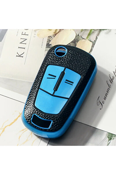 choice2 2 Buttons Blue KEYYOU 1PCS NEW Dustproof Leather TPU Car Key Case For...