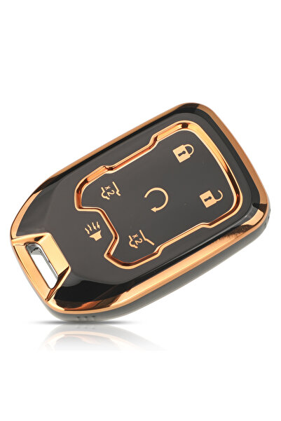 Choice3 6B Black Jingyuqin 5/6 Button Soft TPU Remote Car Key Case For Chevro...