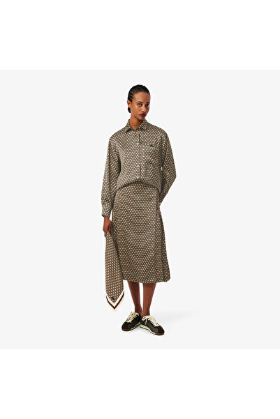 Lacoste Printed pleated Midi Skirt - JF0253-00-4IZ