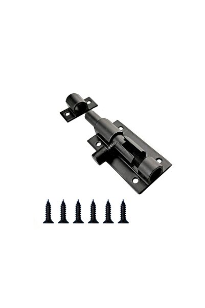 choice2 L black Black Door Lk Barrel Aluminum Alloy Door Lk Latch for Home Ha...