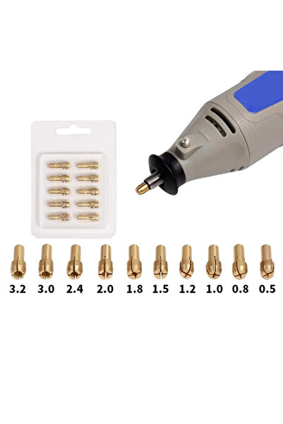 Choice 10 قطع/مجموعة محول رؤوس المثقاب 0.5 مم-3.2 مم رؤوس المثقاب الصغيرة لمج...