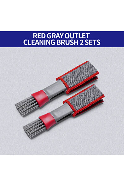 Choice3 قطعتان من أدوات تنظيف مخرج مكيف هواء السيارة، فرشاة غبار متعددة الأغر...