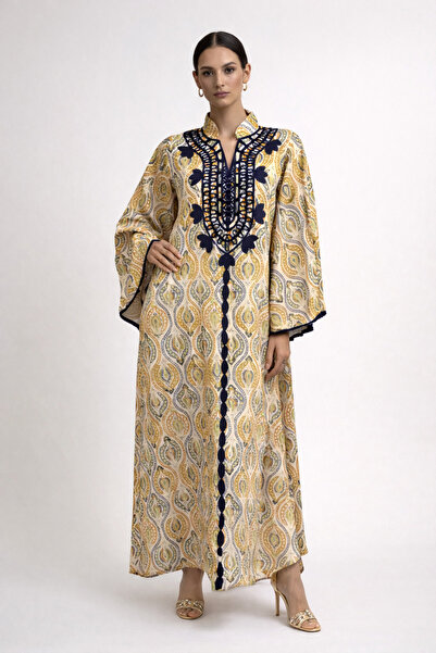 THOGUE Traditional emerald pattern jalabiya