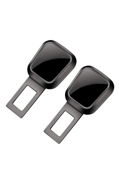 Choice قطعتان من وصلات تمديد مشبك حزام الأمان السميكة لقفل الأمان في سيارات ت...