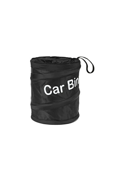 Choice Black Collapsible Black Car Trash Can Pack Trash Bag Rubbish Waste Bin...