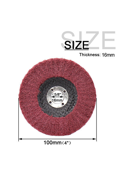 Choice1 قرص تلميع من ألياف النايلون، مقاس 100 مم (320/115/125 مم)، حبيبات 320...