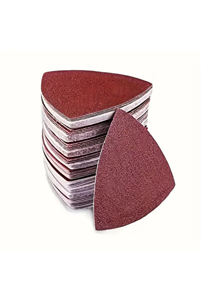 Choice27 10pcs 60 Grit 10/20/30/50Pcs 80mm Triangle Hook & Loop Sandpaper for...