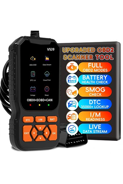 Choice جهاز تشخيص أعطال OBD2 أسود اللون، ماسح ضوئي لرموز أعطال السيارات OBDII...