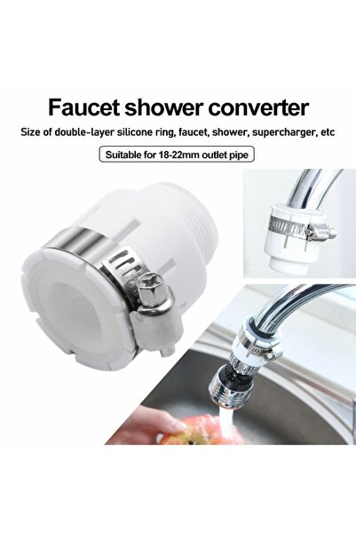 Choice Universal Water Tap Faucet Adapter Shower Anti Splash Head Rotatable B...