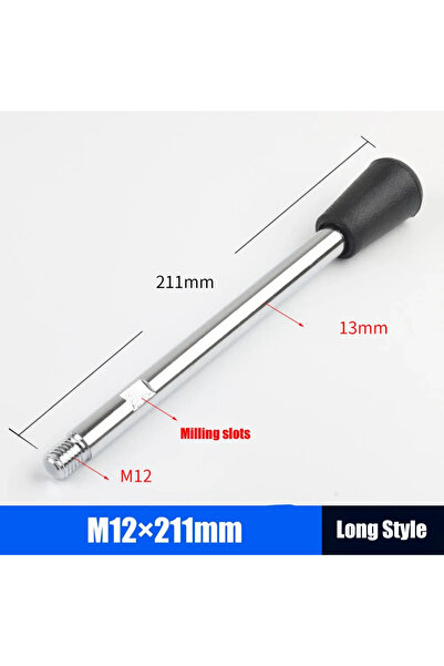Choice8 M12x210mm M6-M12 Fixed Long Grip Handle Bakelite Knob Handle Work Rod...