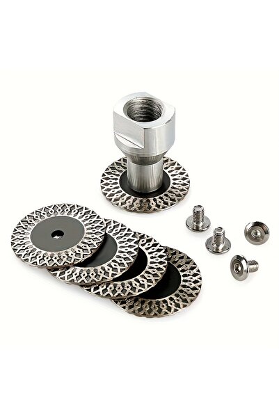 Choice مجموعة واحدة من 5 شفرات منشار ماسية مقاس 40 مم مع شفة قابلة للإزالة M1...