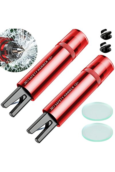 Choice عبوة من قطعتين من مطرقة الطوارئ للسيارة Safe Pro X، أداة كسر زجاج السي...