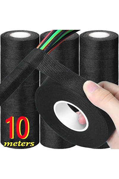 Choice1 شريط قماشي مقاوم للحرارة العالية، 19 مم، 10 أمتار، لتجميع أسلاك السيا...